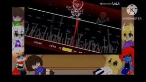 Реакция Андертейл на Murder time trio Hard mode Фазы 1-3