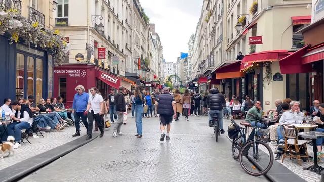 Шикарная Весенняя прогулка, по улицам ПАРИЖА! смотреть онлайн