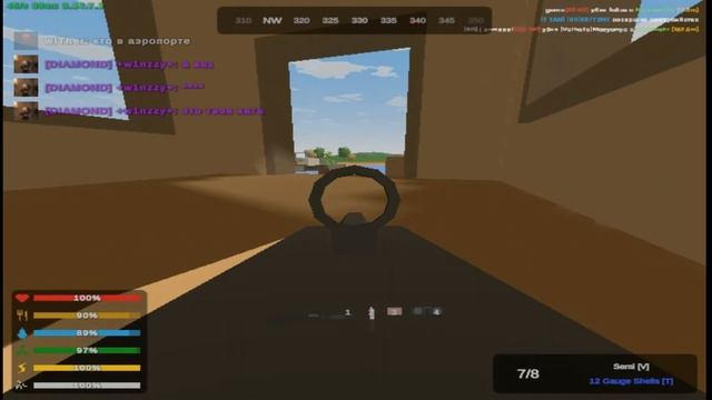 Играю в Unturned, немного пвп и постройка дома COBRA PEI