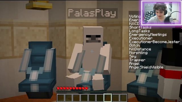 НОВАЯ РОЛЬ ОБОРОТЕНЬ В AMONG US В МАЙНКРАФТЕ!