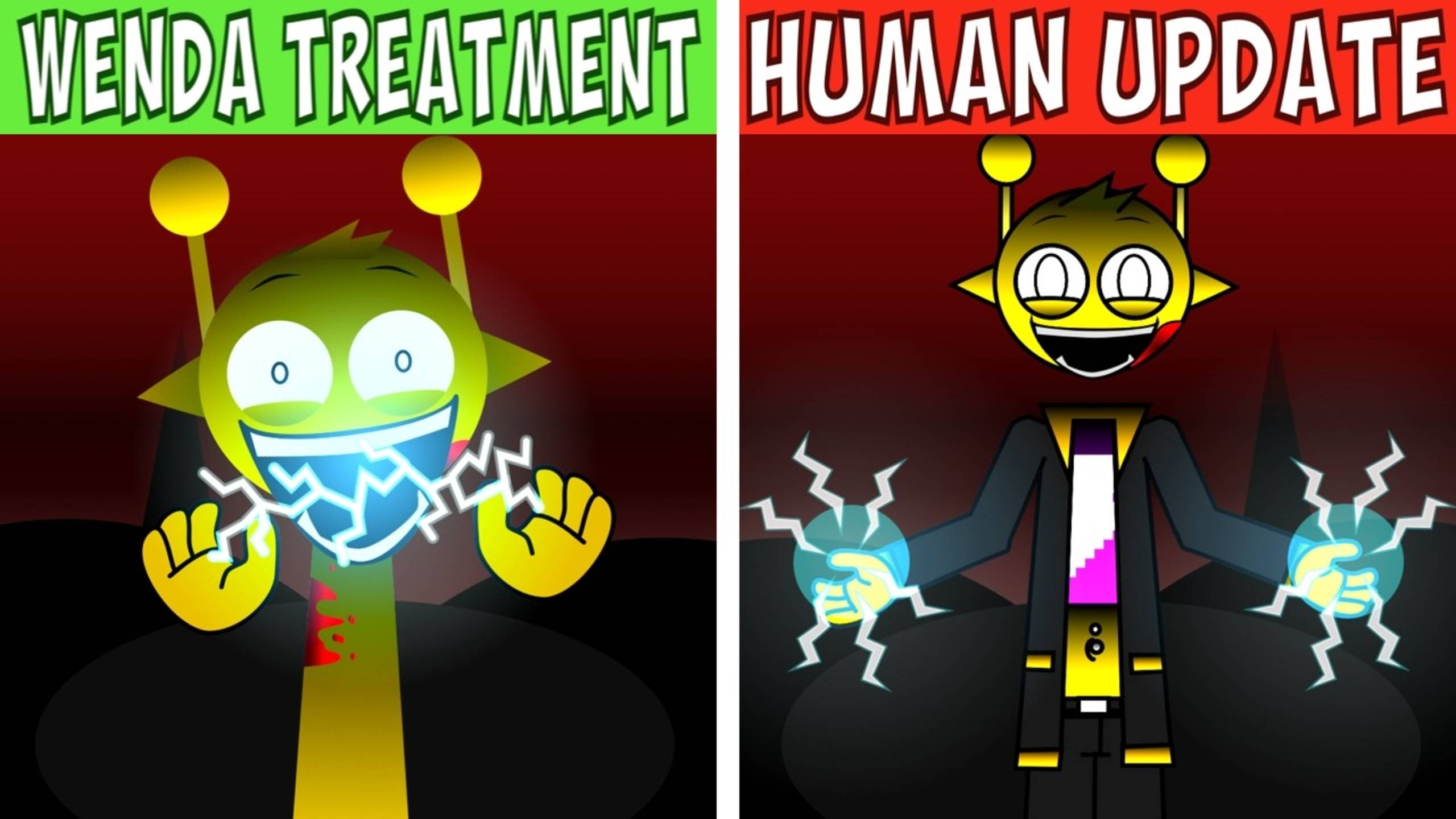 💉 Wenda Treatment ПРОТИВ Human Update?! | Кто победит? 🧠🆚⚙️ #sprunki #wendatreatment #humanupdate смотреть онлайн