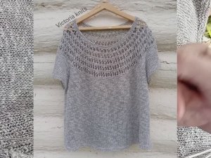 30 мая-2 июня Скрытый мастер-класс на футболку из LINEN SOFT #handmade #мастеркласс #вязовлог #knit