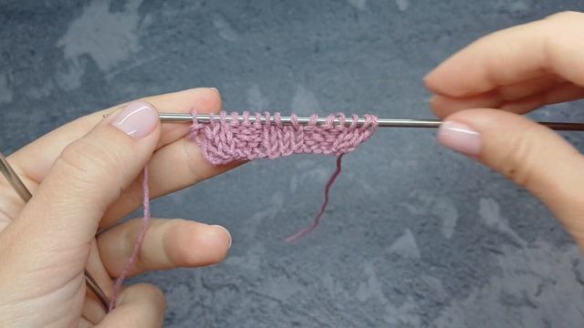 Симпатичный и несложный узор спицами🪻/ Схема узора/ Cu смотреть онлайн