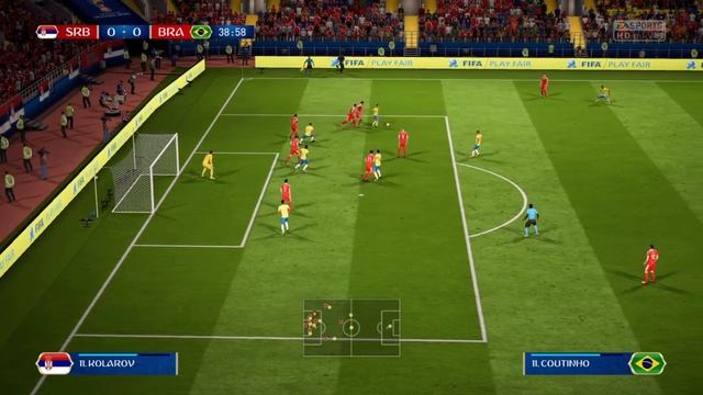 Сербия - Бразилия / FIFA World Cup Russia 2018 / FIFA 18 смотреть онлайн
