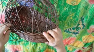 ВЕРЁВОЧКА ИЗ ТРЁХ ПАР. РОТАНГ. БЕСКАРКАСНОЕ ПЛЕТЕНИЕ.