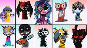 Все фазы Спрунки в ОДНОМ ВИДЕО#спрунки #incredibox  #sprunki