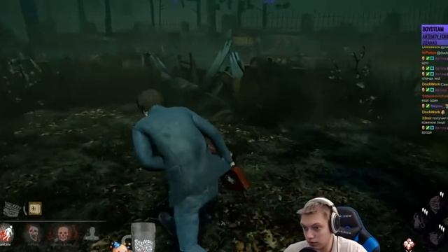 Смотрим как TianKami играет против меня в октябре 2017!!! Dead By Daylight смотреть онлайн