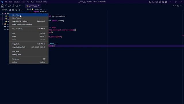 Telegram бот на Python ( Aiogram3 ) №1 смотреть онлайн