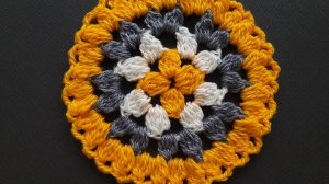 КРАСОТА! Круглый МОТИВ крючком.