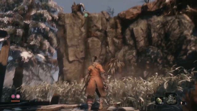 SEKIRO  SHADOWS DIE TWICE ПЕРВЫЙ БОСС!!Убил с минимальным здоровьем !!!!