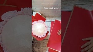 упаковка круглого букета на уголки