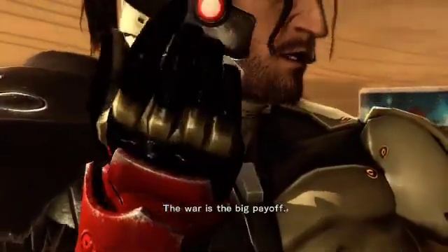 Встреча Райдена и Сэма в пустыне. Русская озвучка