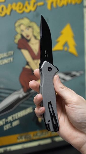 Нож Mr.Blade Hellcat Mini blackwash сталь VG-10 рукоять Grey G10 смотреть онлайн