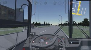 Proton bus simulator поездка на НефАЗ 5299 на карте motor depot по марш?