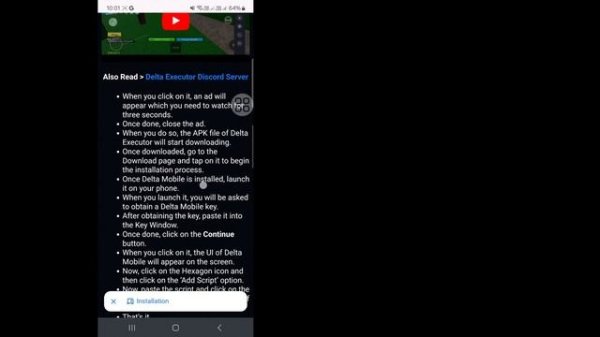 Delta Executor Новое обновление V2.653 (ПОСЛЕДНЯЯ ВЕРСИЯ И БЕЗ К