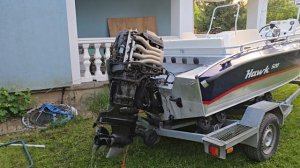 Честный перекуп Катер Silver Hawk DC 520 часть 4 он завёлся!