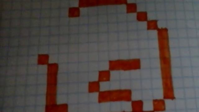 как быстро нарисовать пигвина по клеточкам)