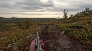 Охота в тундре Кольского полуострова.