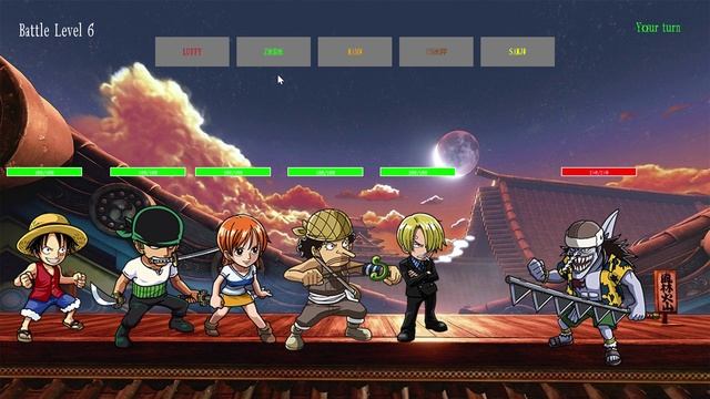 One Piece JRPG Учебная Практика