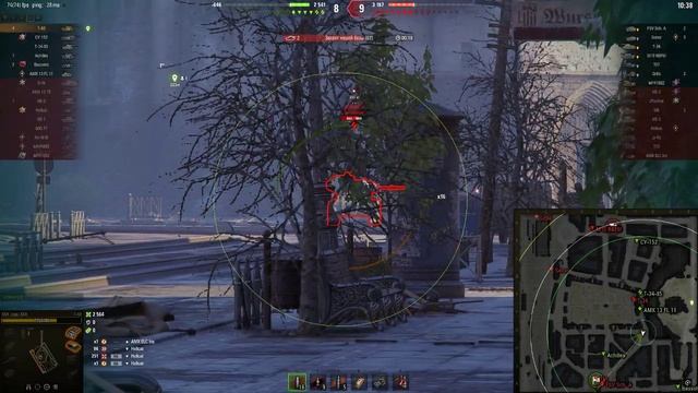 Мир Танков, Т-43, Химмельсдорф, 4000 ур, 9 фр. смотреть онлайн