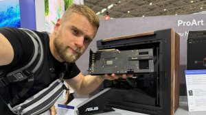 В эту видеокарту от Asus можно вставить SSD диск! #HappyPC