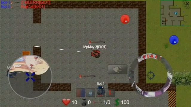 3 против 10 терминаторов в 2д страйк/2d strike