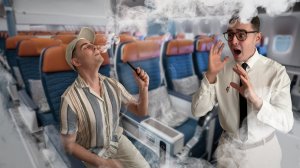 Спалился с Вейпом в самолёте...