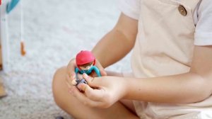 Деревянный кукольный домик "Моя любимая ферма", с мебелью 25 предметов