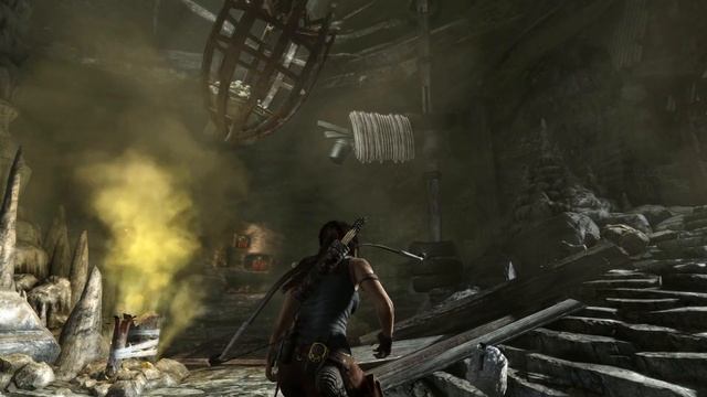 Tomb Raider 2013г.610 Смотровая башня. Своих не бросаем. В самое пекло.