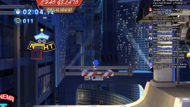 Стрим Sonic Generations часть№1