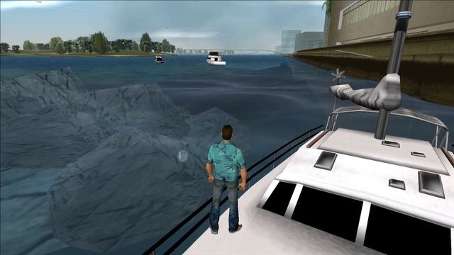 GTA Vice City! Томми просто долго плавает и наблюдает #1 смотреть онлайн