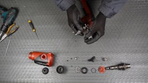 Ремонт перфоратора HILTI TE2 (Liechtenstein) сборка