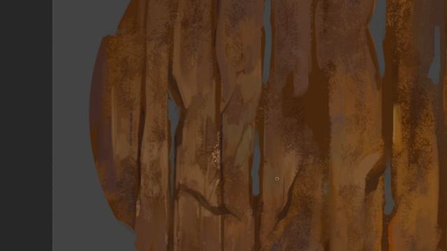 Деревянный щит    [#draw #digitalart  #art #photoshop]