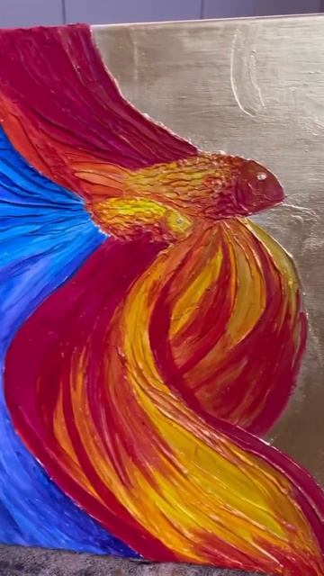 картина художественный акрил, золото и перламутр смотреть онлайн