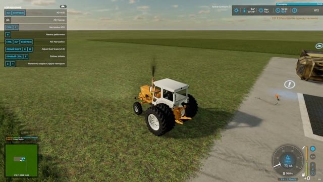 Выживание на плоской карте в Farming Simulator 22 #1 Первые шаги