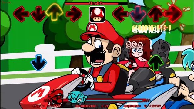 fnf vs безумие марио топ мод ( жестокий мод по fnf) @cold_game смотреть онлайн