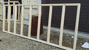 Деревянная теплица под стекло