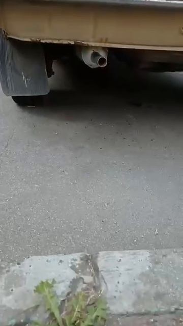 ЗАЗ 968 замена выхлопа.