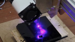 Резка 8 мм акрила с помощь 8 вт диодного лазера Endurance