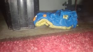 краш тест Нивы из пластилина