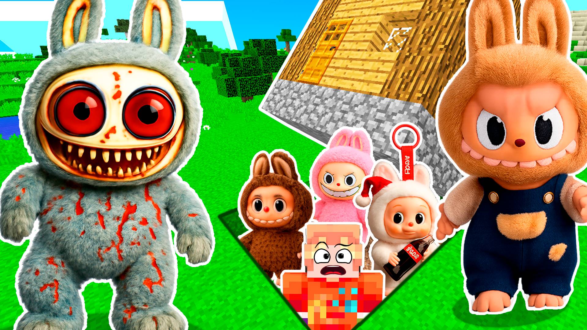 😱 ВОВАН СПРЯТАЛСЯ ПОД ДОМОМ от ЗАПРЕЩЕННЫЕ ИГРУШКИ ЛАБУБУ ХОРРОР В МАЙНКРАФТ смотреть онлайн