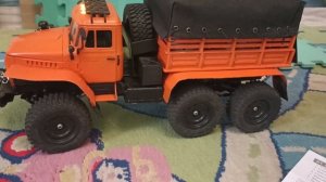 RC wpl Урал, заменил двигатель и настроил БК регулятор.