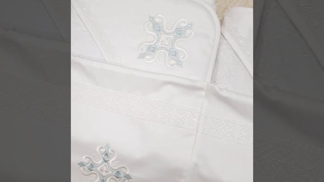 Крестик с ромбиками. Махровый уголок. Мешочки для хран смотреть онлайн