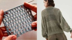 СУПЕР СЕТКА Кучинелли! Для летних изделий, по кругу и поворотными рядами + СХЕМА