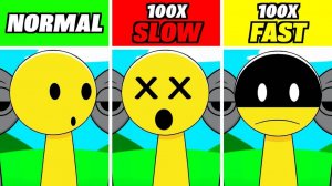 INCREDIBOX SPRUNKI 🌎 | GLOBY: 100X SLOW/FAST! 🐢⚡ ФАЗА 2!