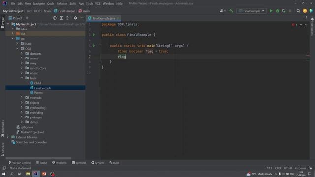 Java с нуля / #33 Final смотреть онлайн