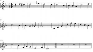 На сопках Манчжурии Саксофон Альт Ноты