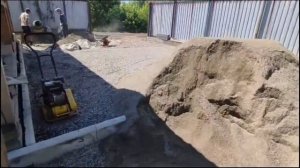 Укладка тротуарной плитки 30*30