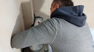 Монтаж коаксиального дымохода 60/100 к котлу Протерм "Ры?