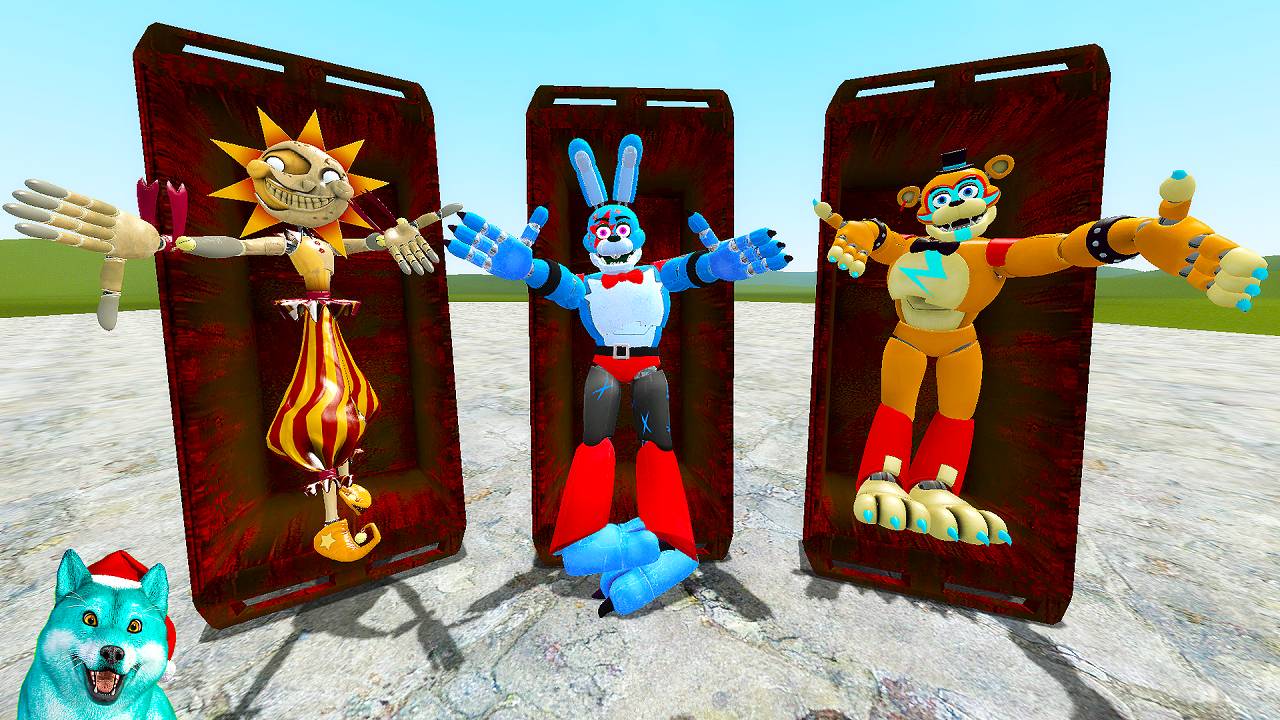 Что случилось у фнаф 9 аниматроников в гаррис мод! fnaf garry's mod смотреть онлайн